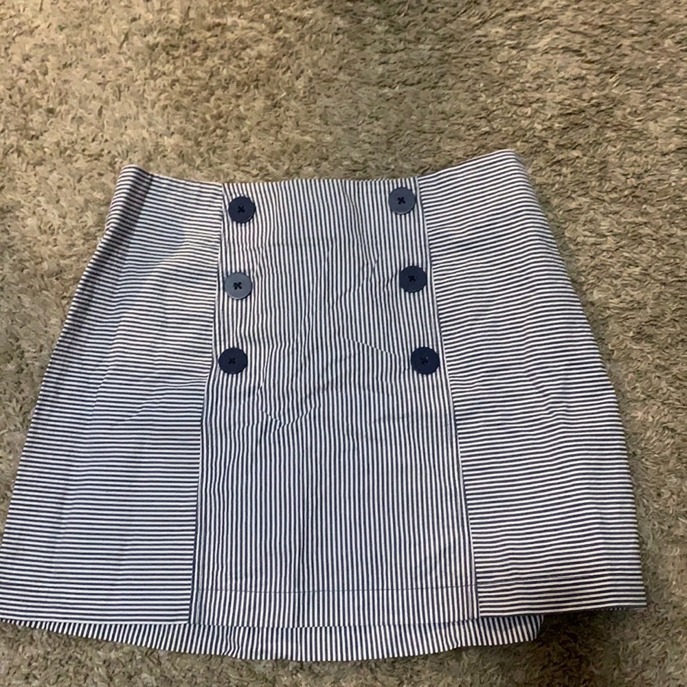 Blue Striped Sailor Skirt